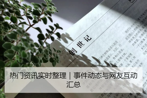 热门资讯实时整理｜事件动态与网友互动汇总